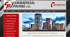 Desktop Screenshot of commercialpaving.ca